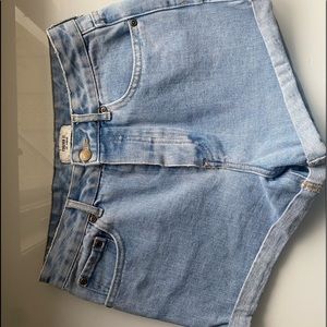Forever 21 blue jean shorts